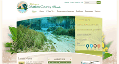 Desktop Screenshot of marioncountyfl.org